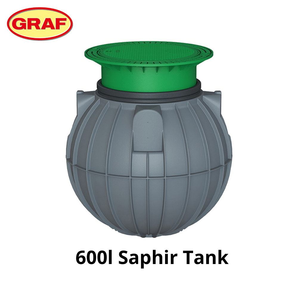 Saphir 600-1200L Underground Water Tank